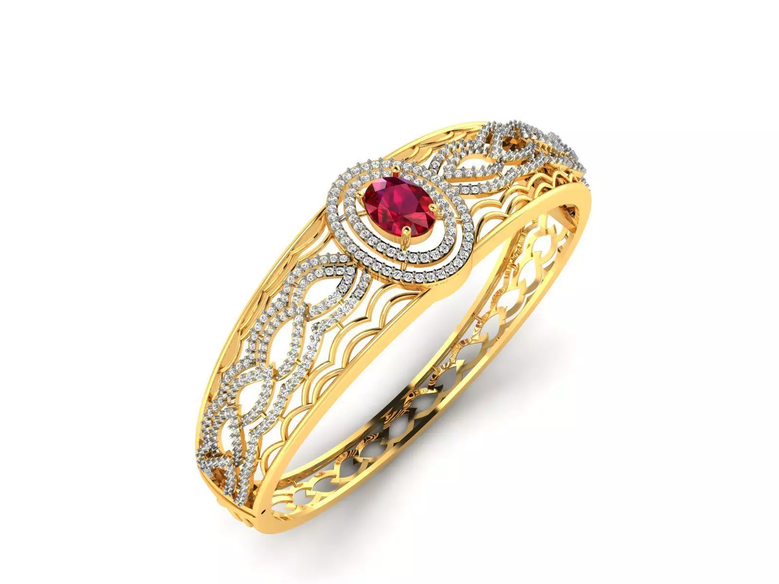 Women bracelets 3dm render detail 3D print model 3D print model_0