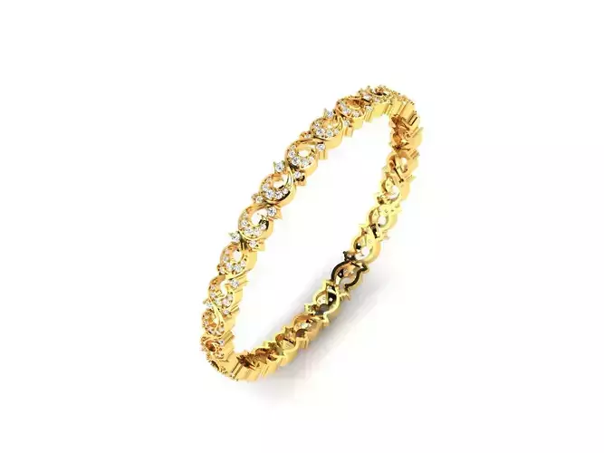 Women bracelets 3dm render detail 3D print model 3D print model