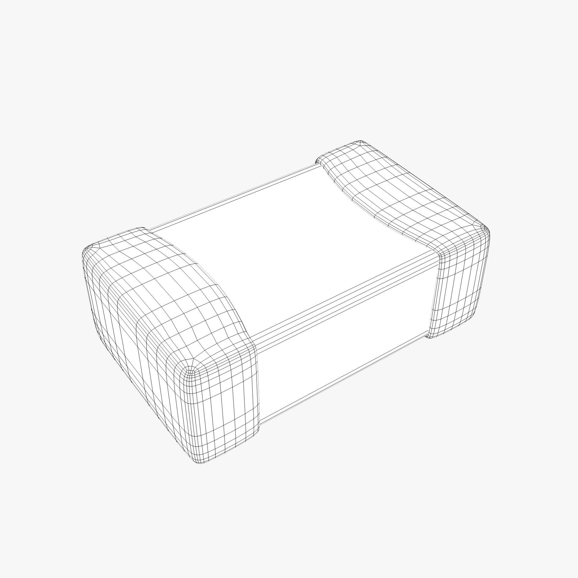 SMD Capacitor with 2K PBR textures 3D model_7