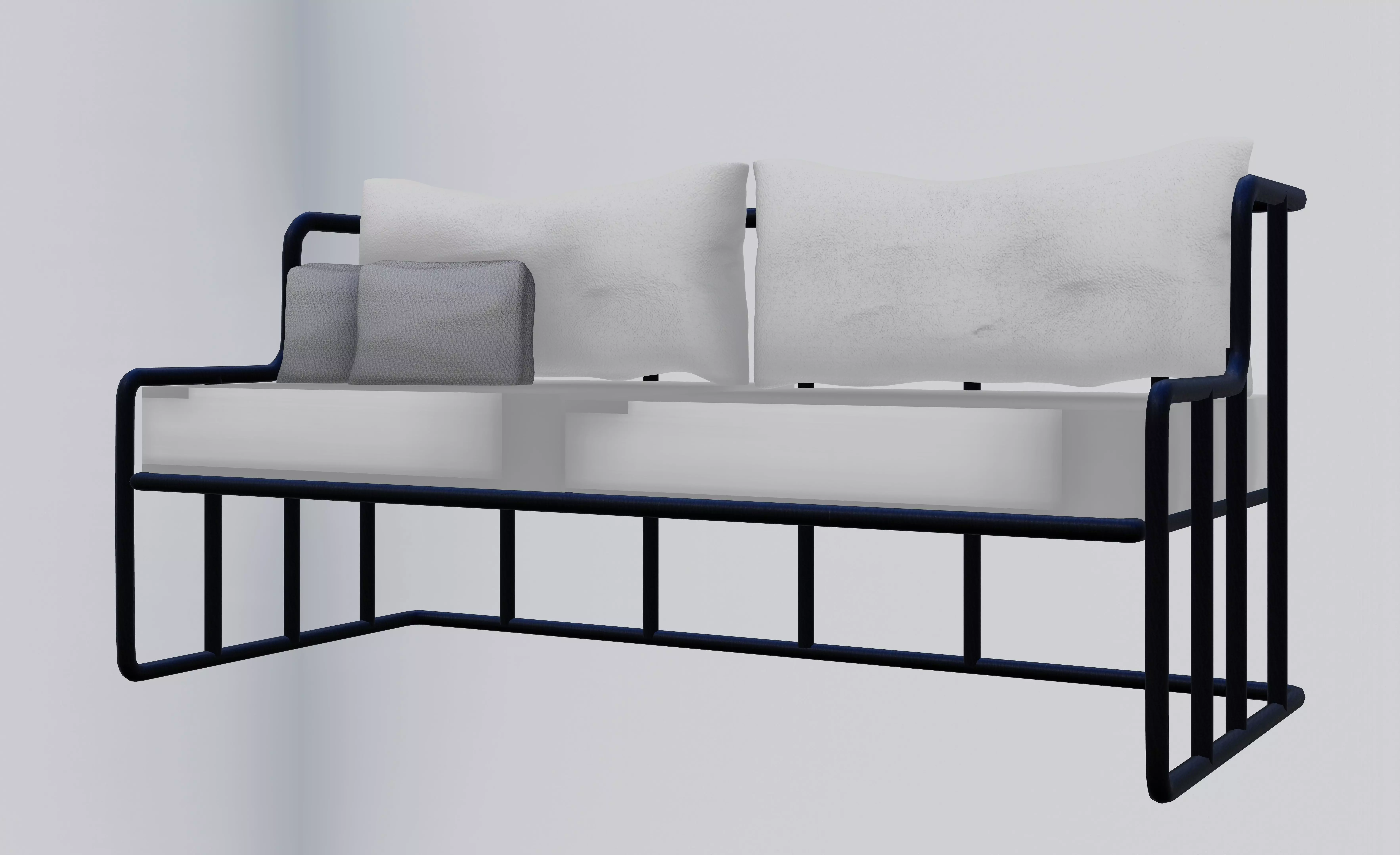 MODERN COUCH 3D model_0