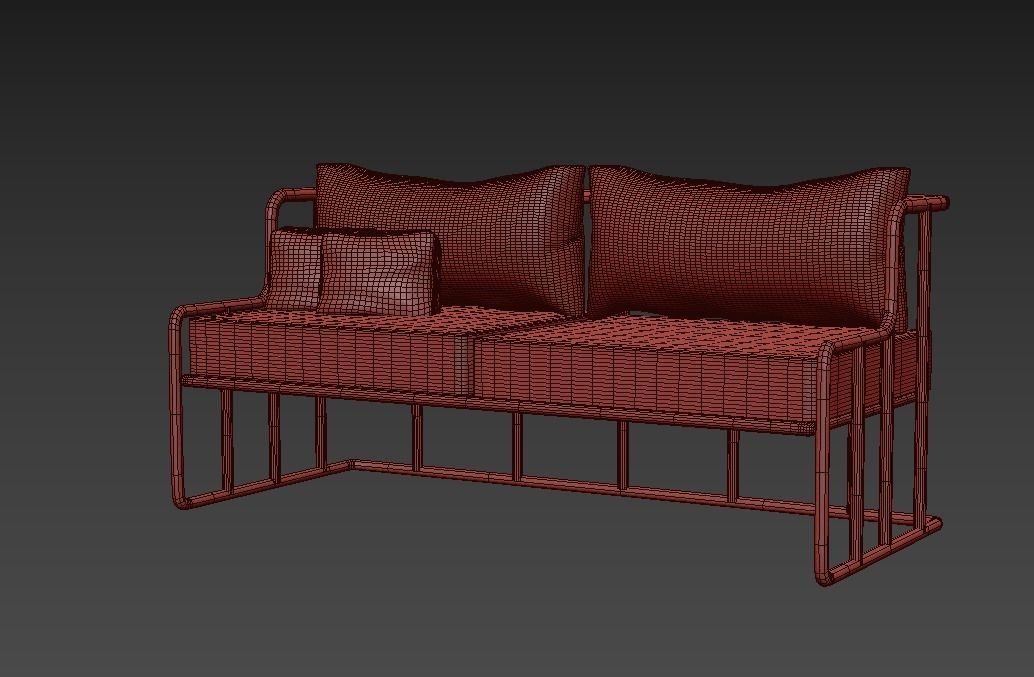MODERN COUCH 3D model_9