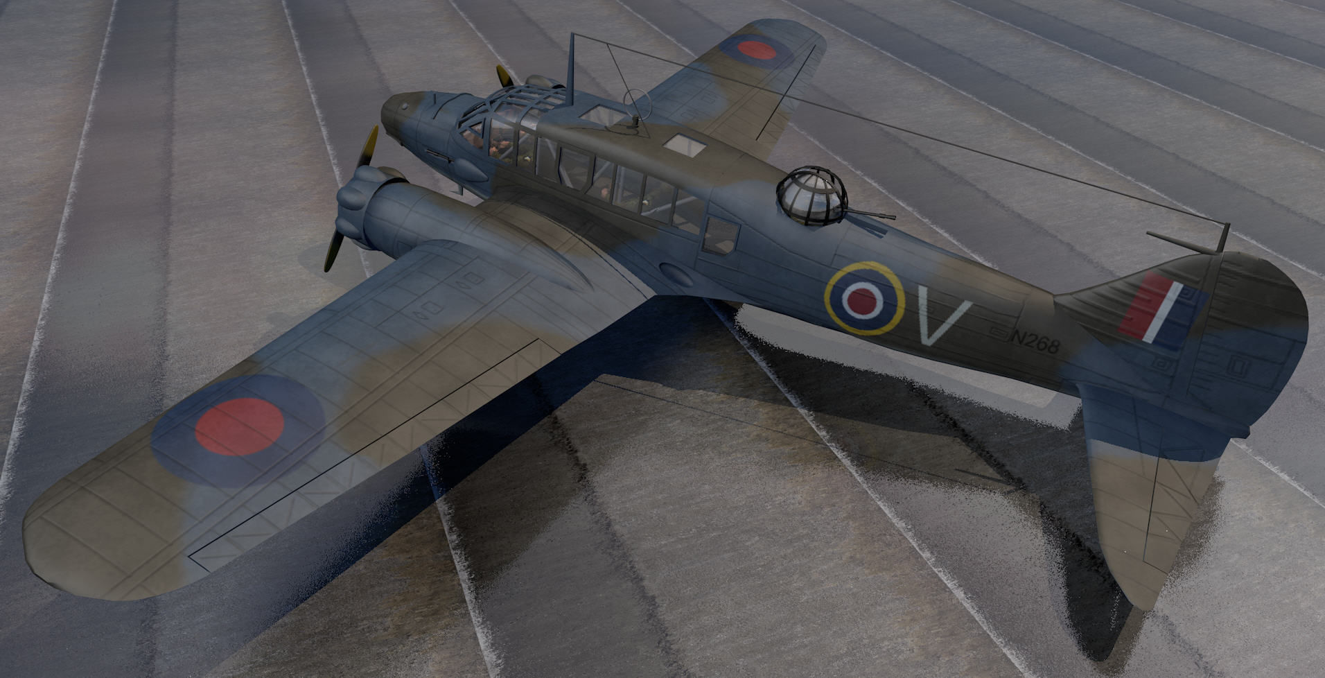 Avro Anson Mk-1 3D model_5