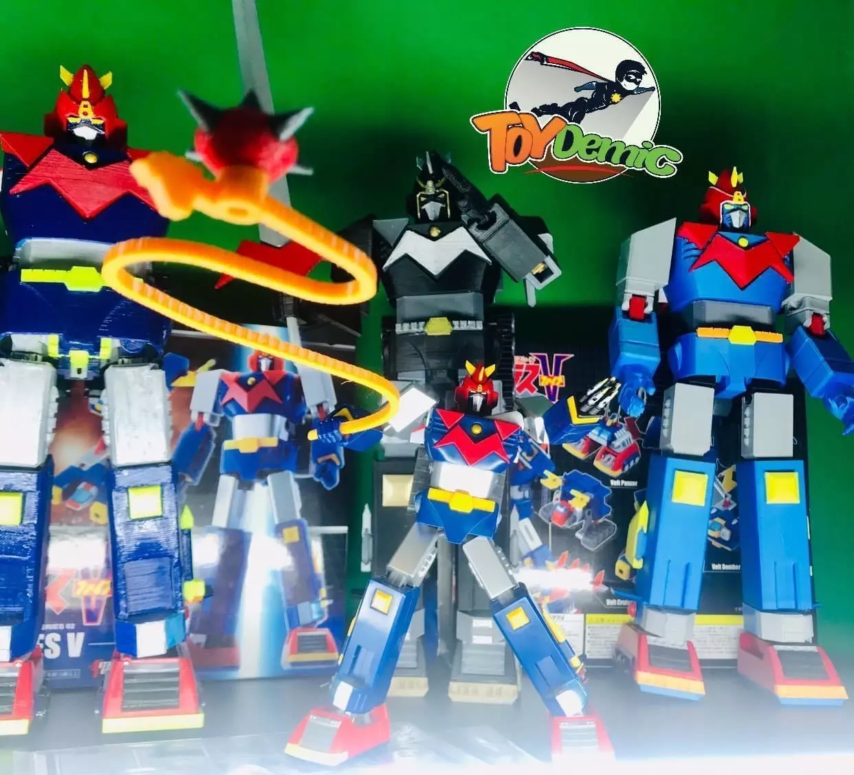 VOLTES V weapon GATLING MISSILE Finger Missile Free 3D print model