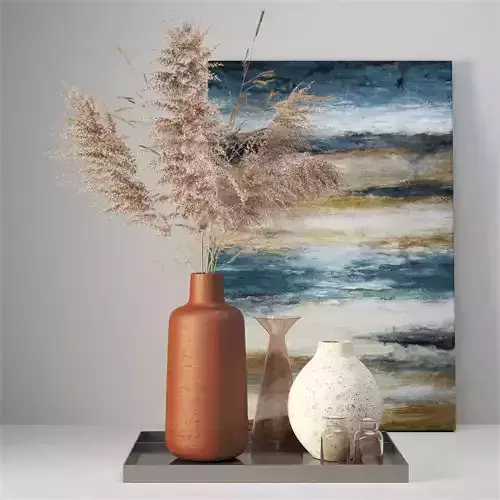 Pampas Grass Set 2 3D model