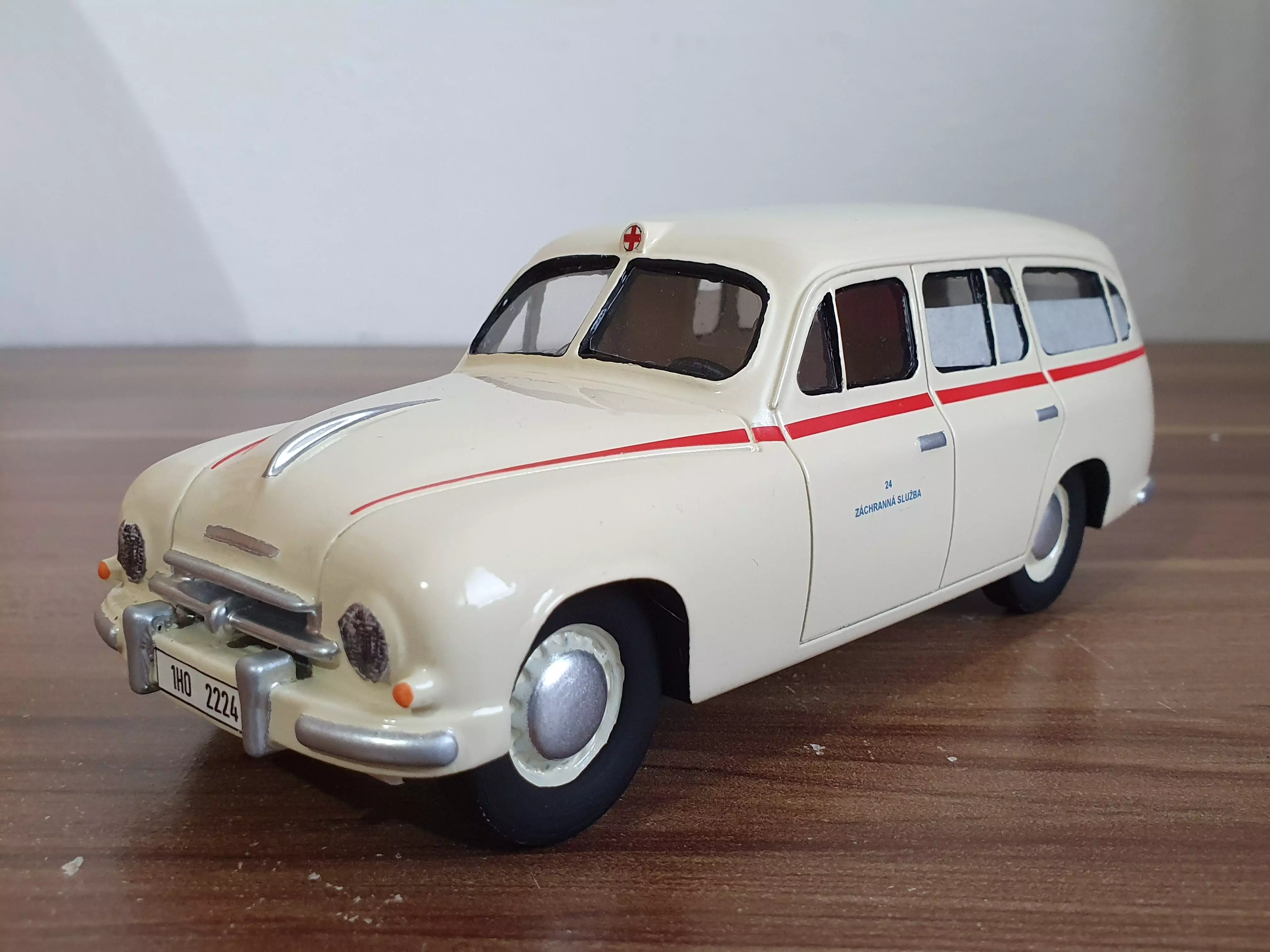 Skoda 1200 ambulance 3D print model