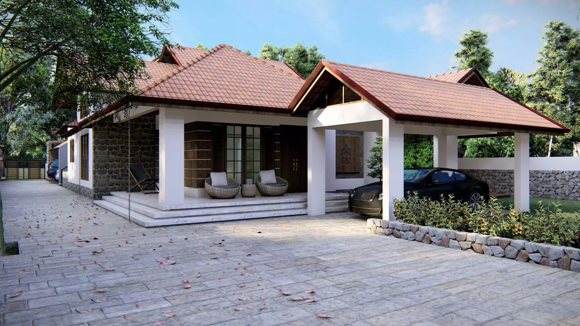 Luxury villa 3D model