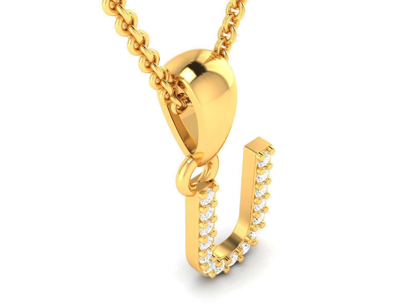 Women U pendant 3dm render detail 3D print model 3D model 3D printable ...