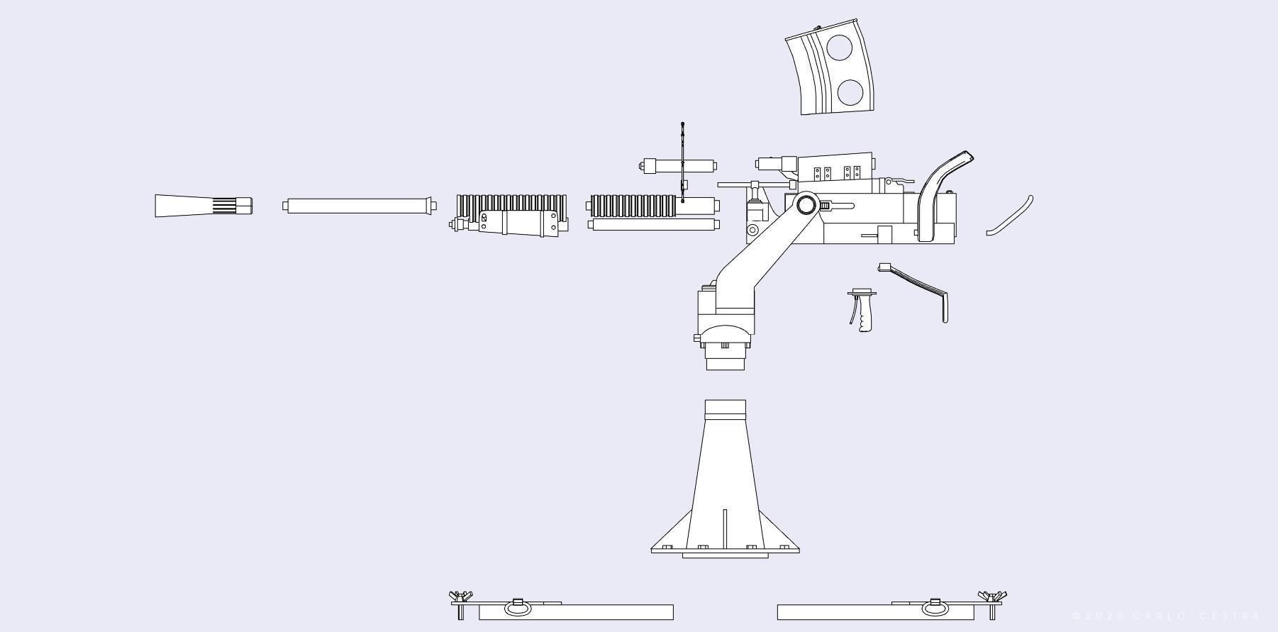 Japanese Type96 25mm AT-AA - Personal license - 1-4 scale 3D print model_11