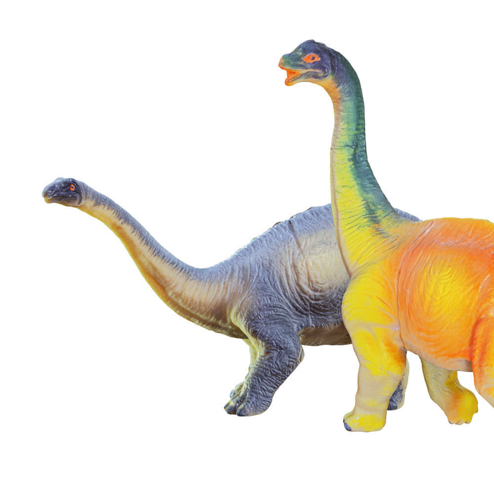 Two Toys Dinosaurs Brachiosaurus and Diplodocus 3D model_2
