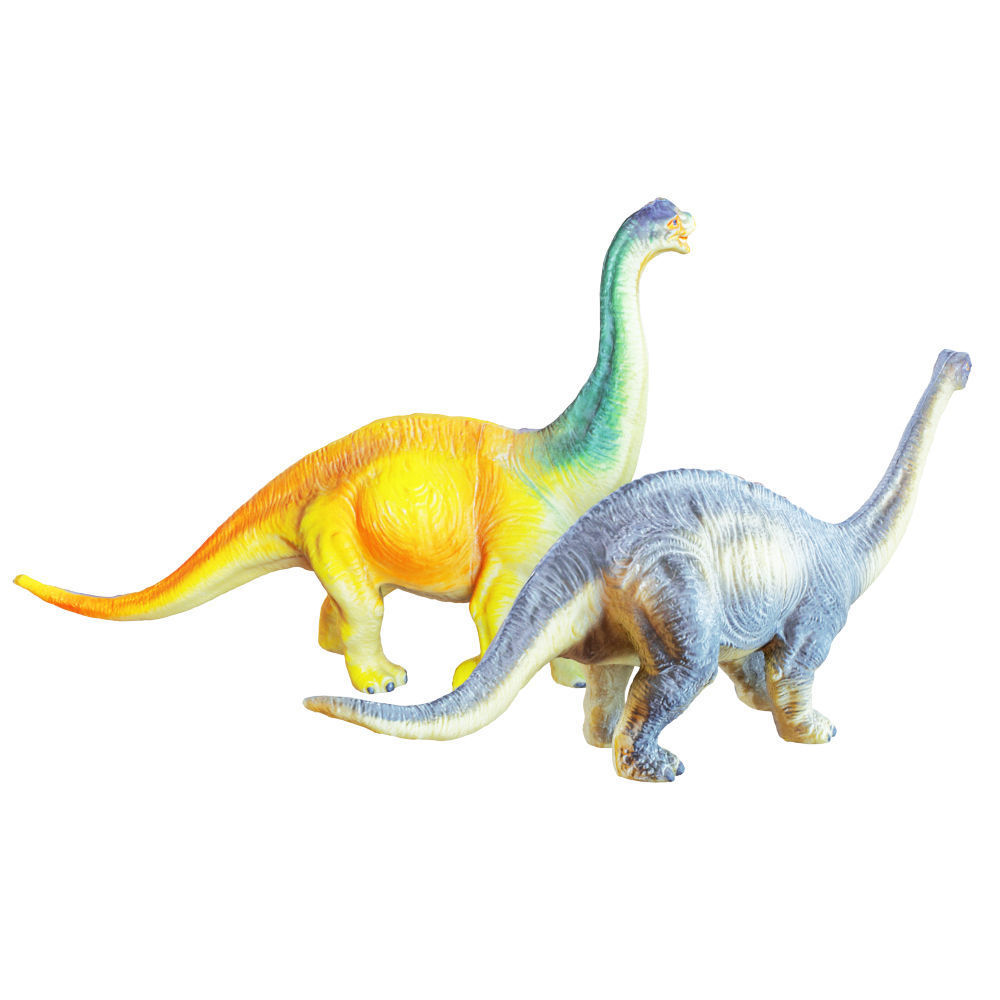 Two Toys Dinosaurs Brachiosaurus and Diplodocus 3D model_3