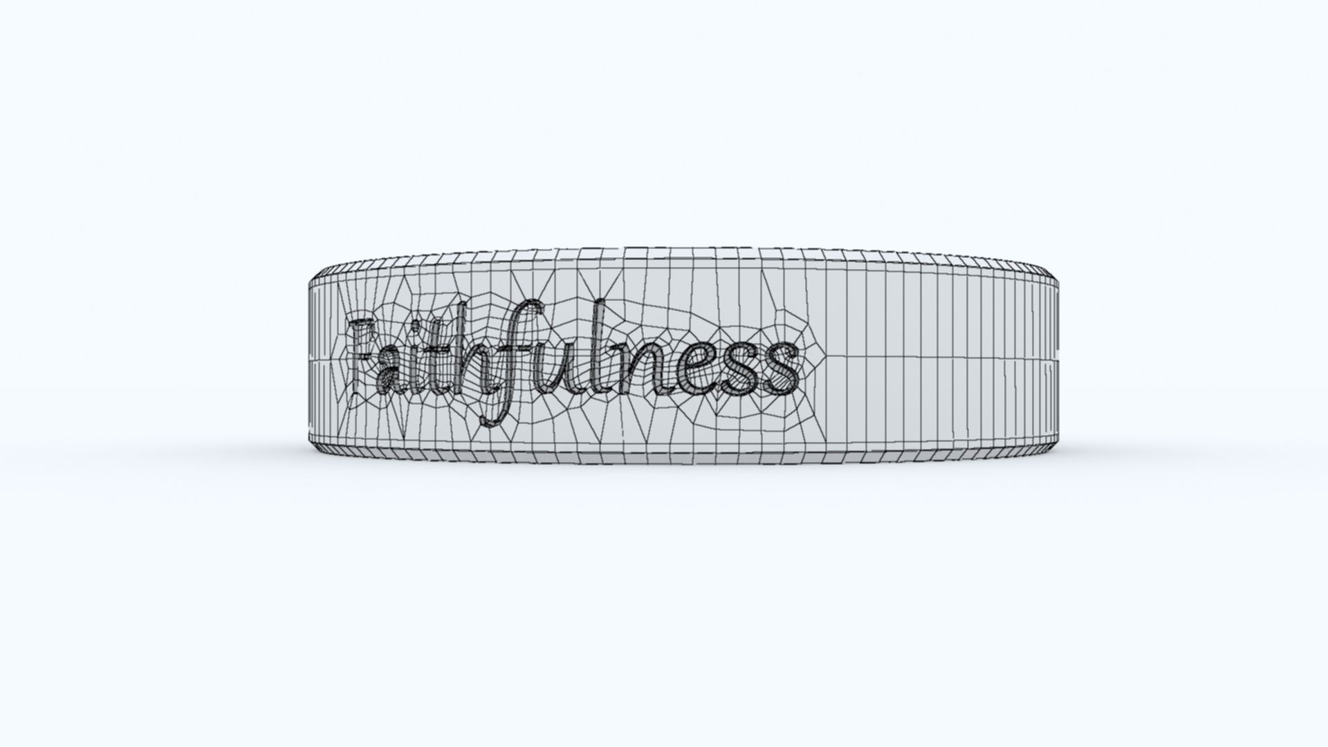 Faithfulness Ring Pink 3D print model_7