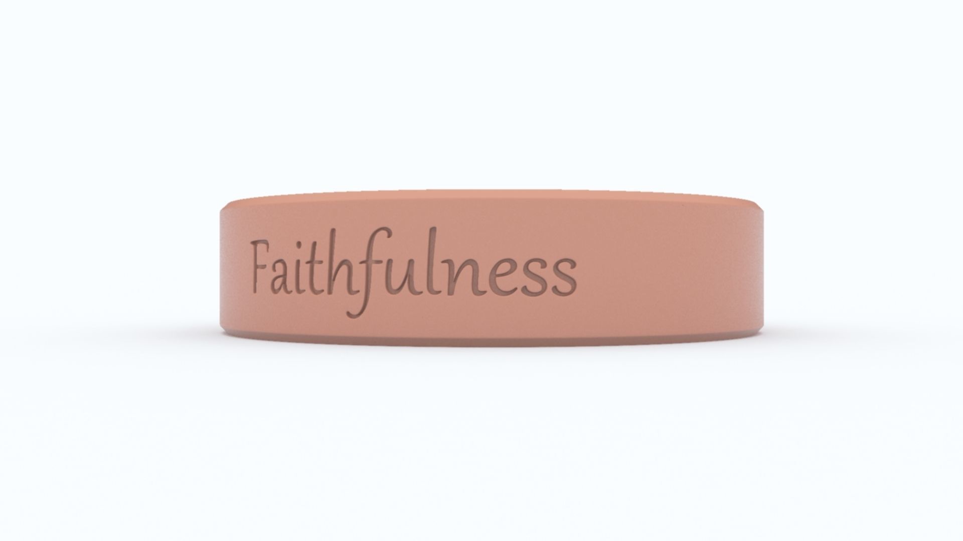 Faithfulness Ring Pink 3D print model_11