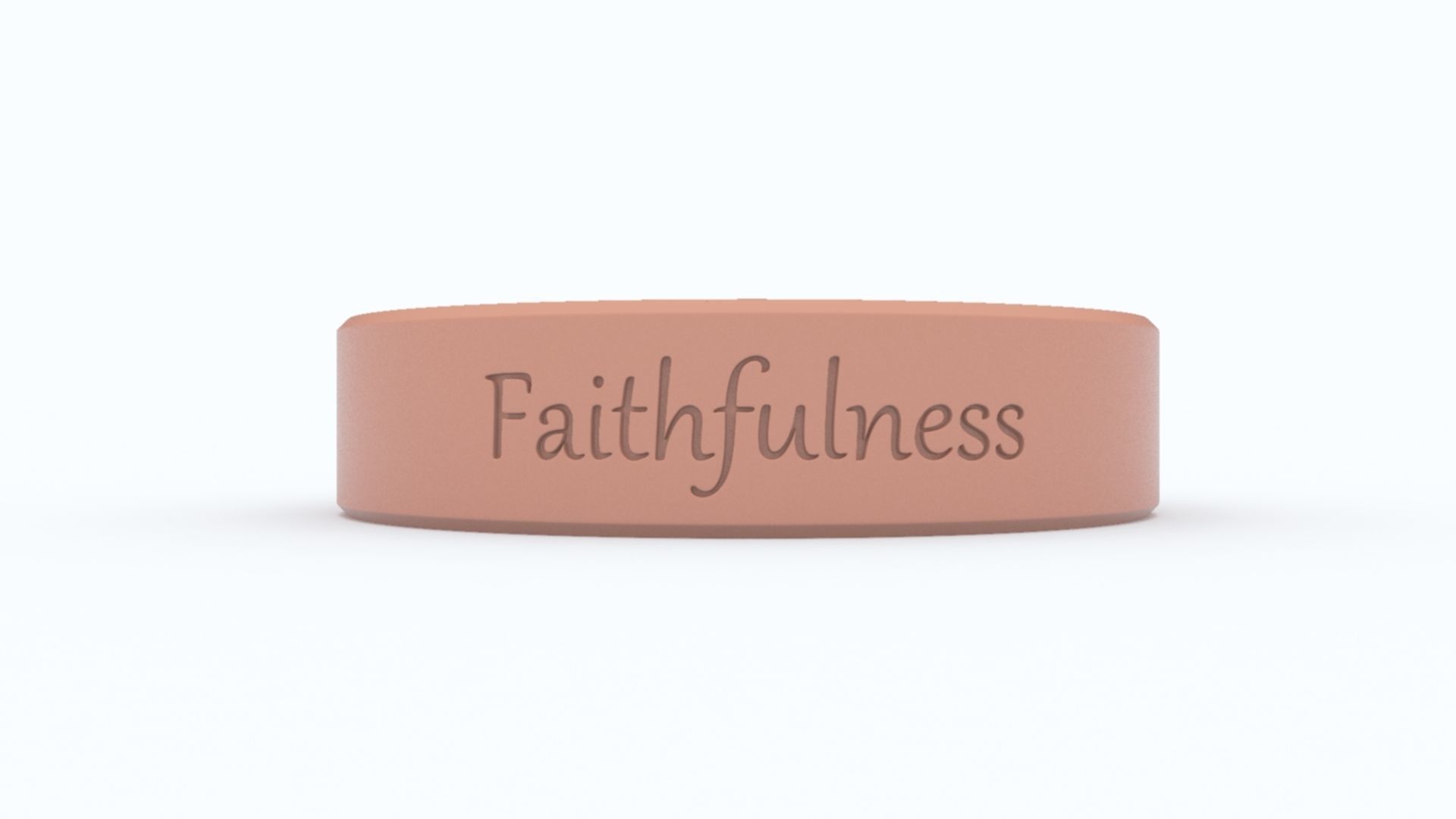 Faithfulness Ring Pink 3D print model_9