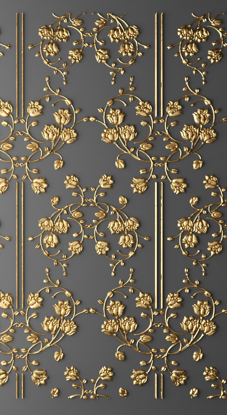 Stucco decor 3D 3D model_5