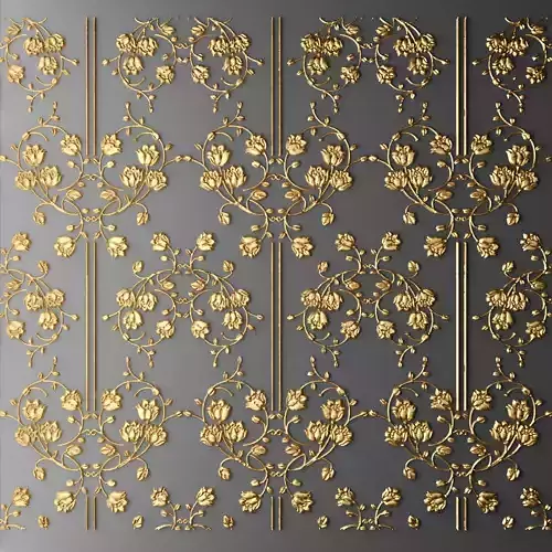 Stucco decor 3D 3D model