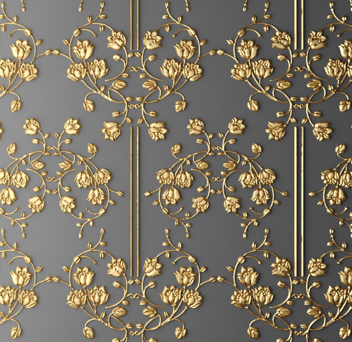 Stucco decor 3D 3D model_6