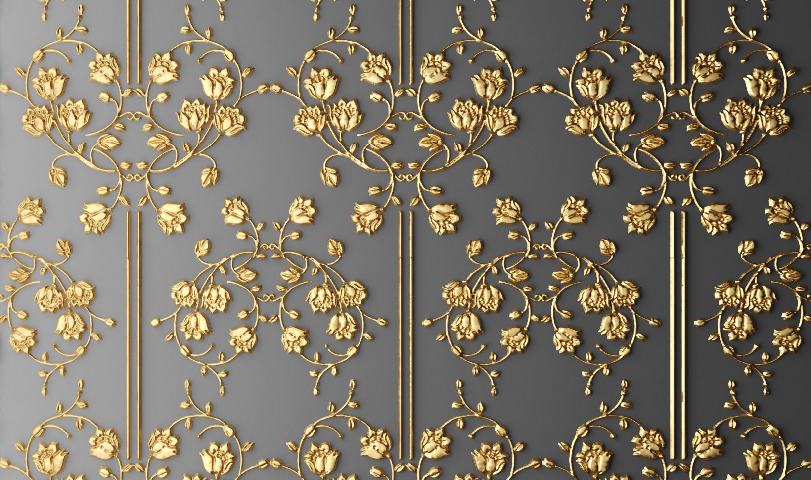 Stucco decor 3D 3D model_2