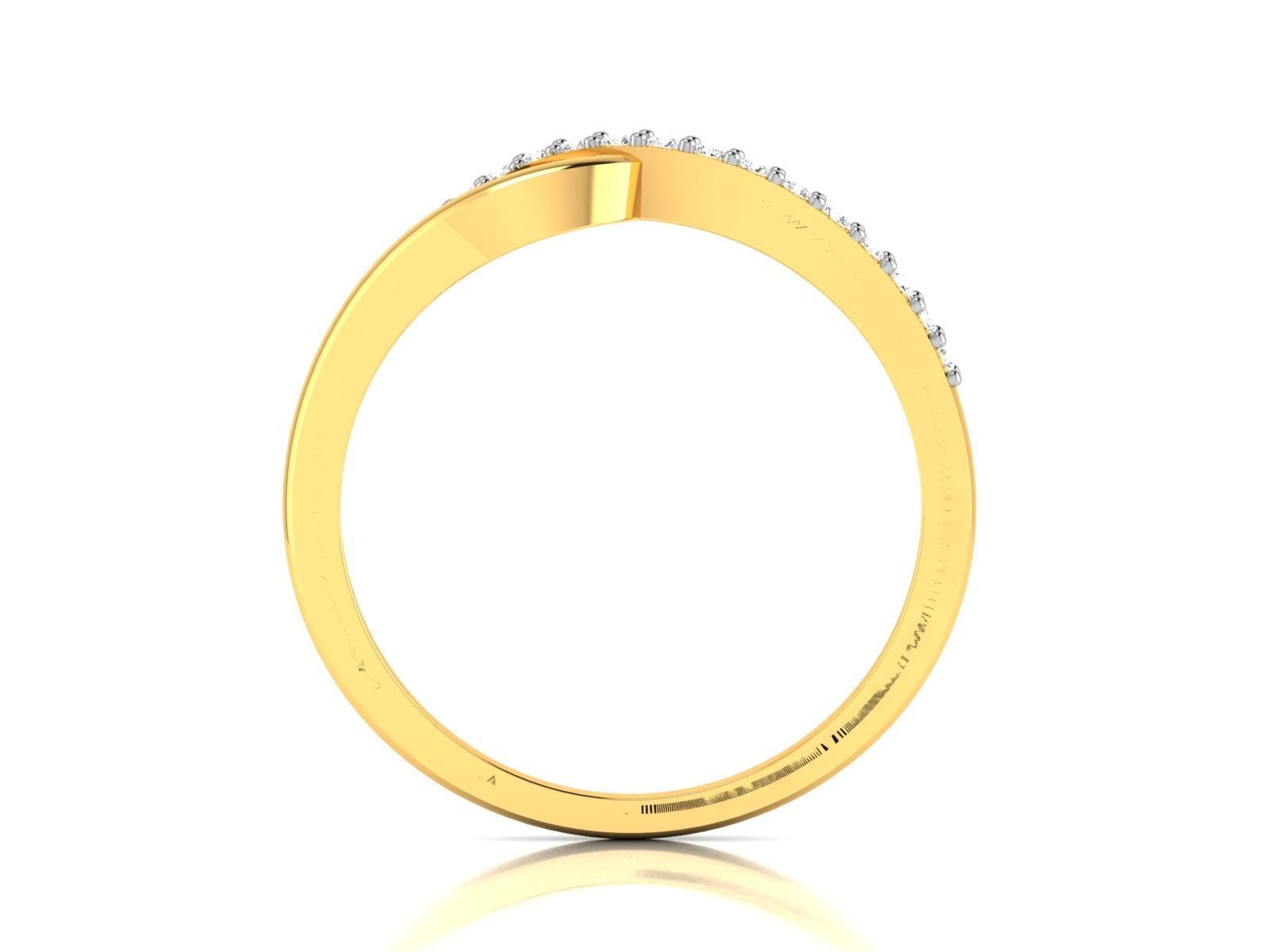 Women ring 3dm render detail 3D print model 3D print model_4