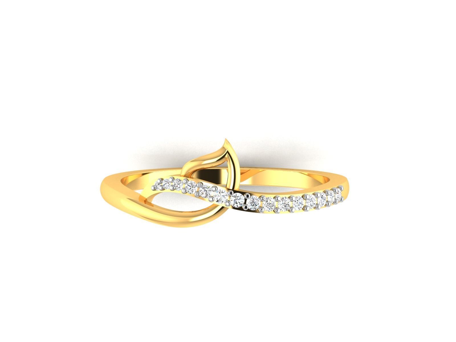 Women ring 3dm render detail 3D print model 3D print model_7