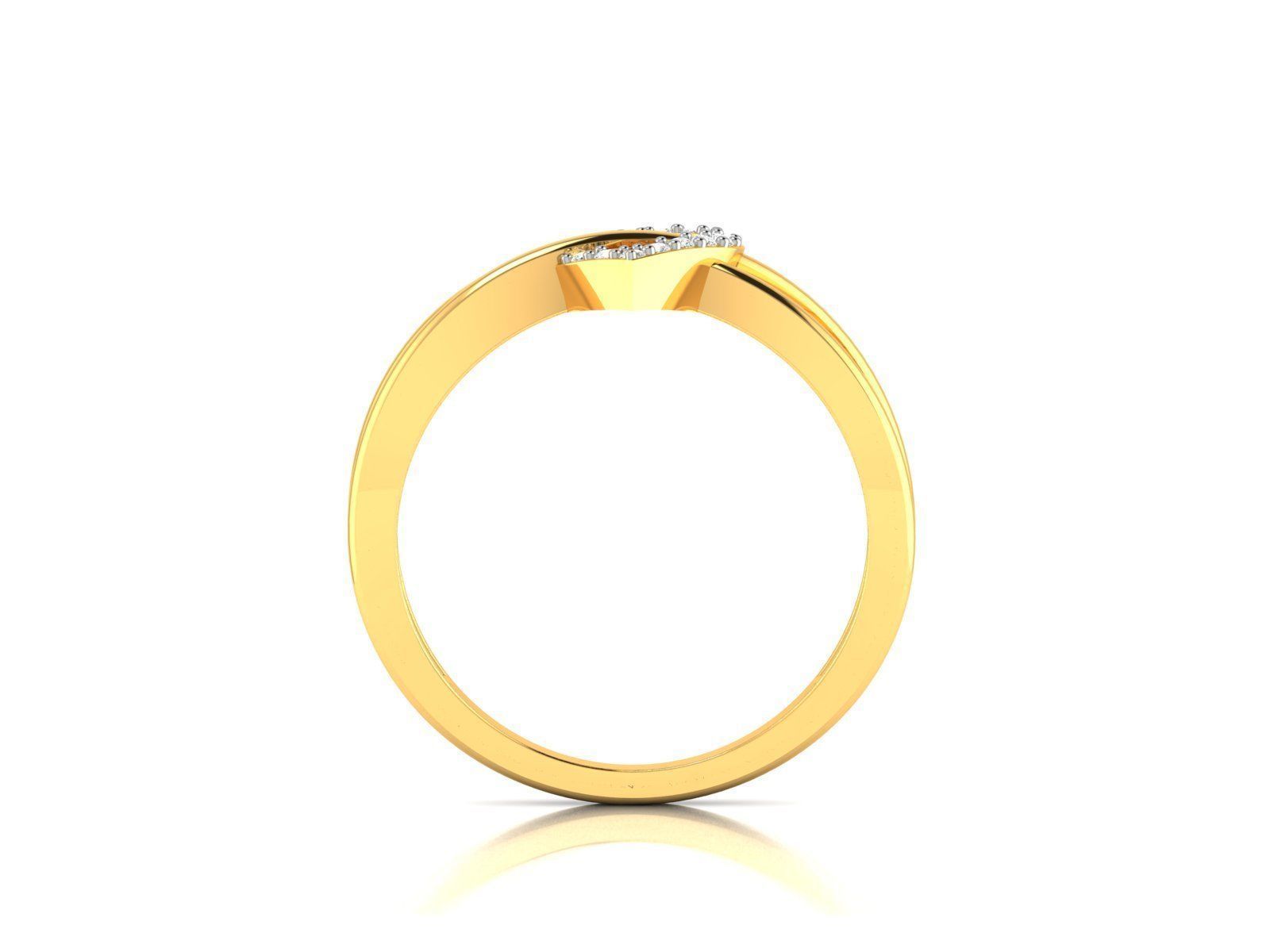 Women heart ring 3dm render detail 3D print model 3D print model_3