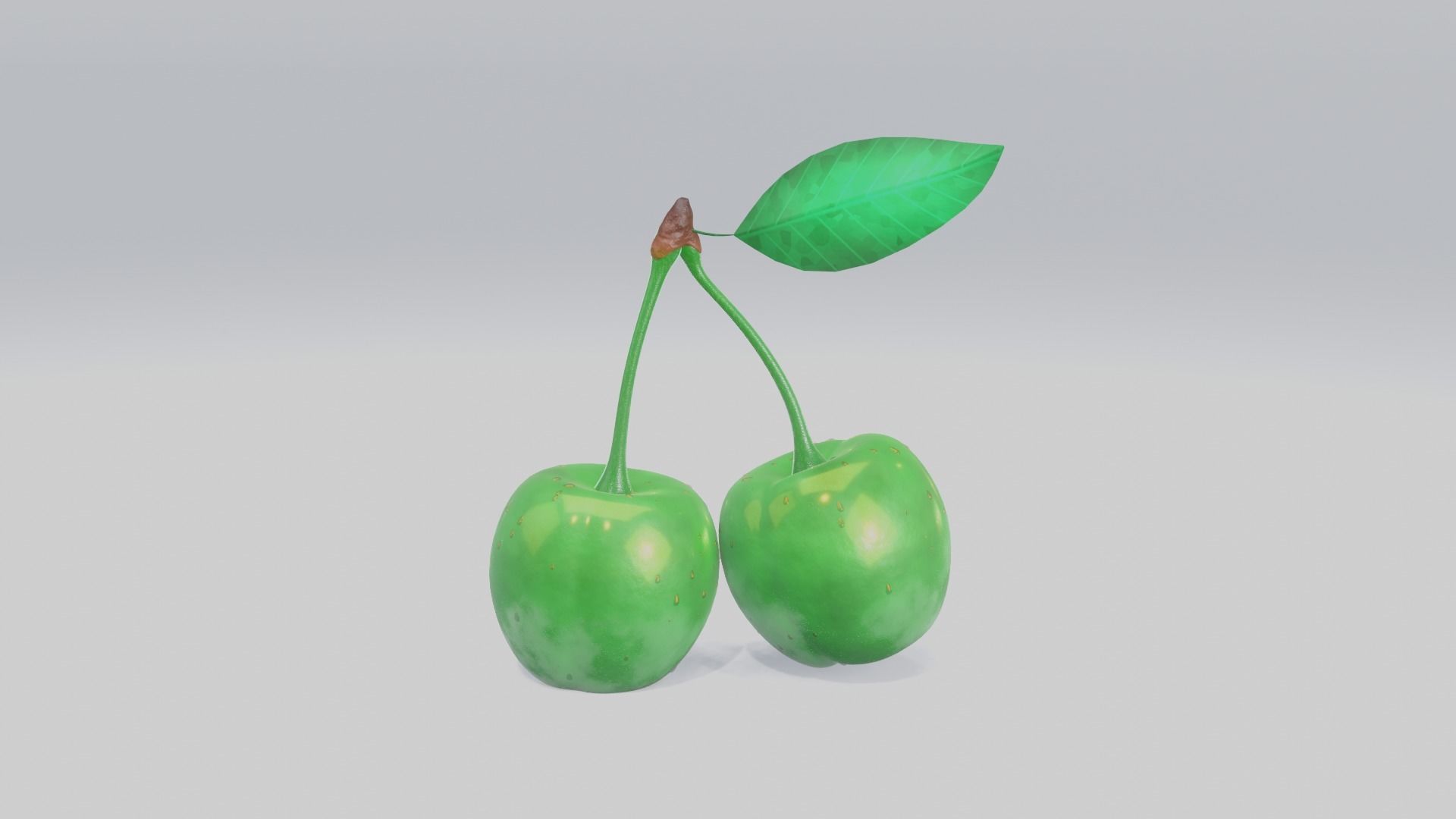 Cherry 3d models are low-poly 3D model_8