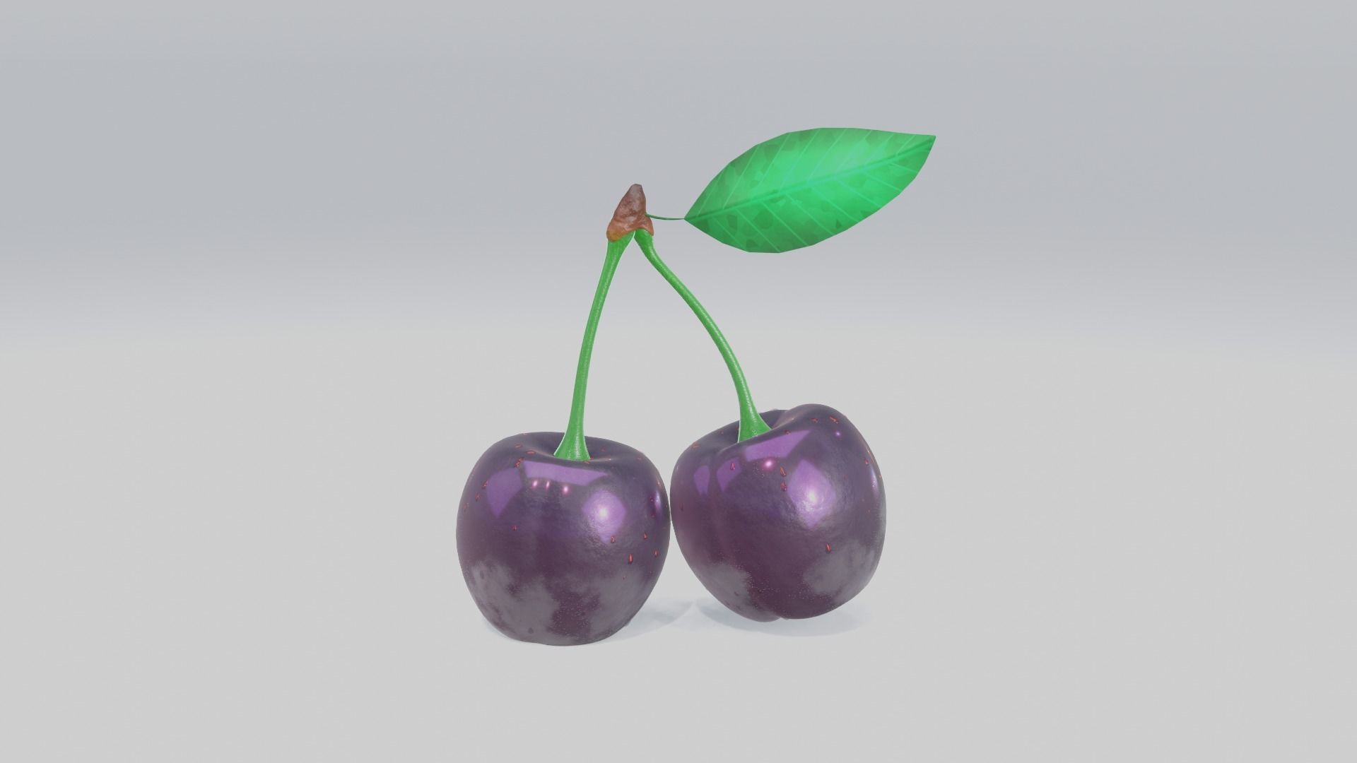 Cherry 3d models are low-poly 3D model_7