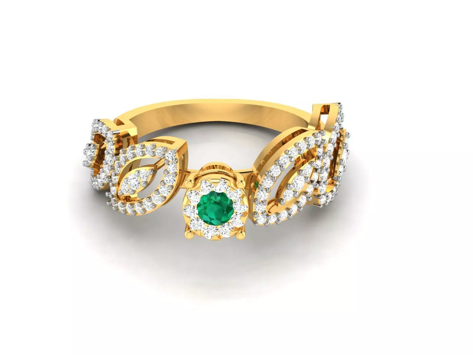 Solitaire women ring 3dm render detail 3D print model_0