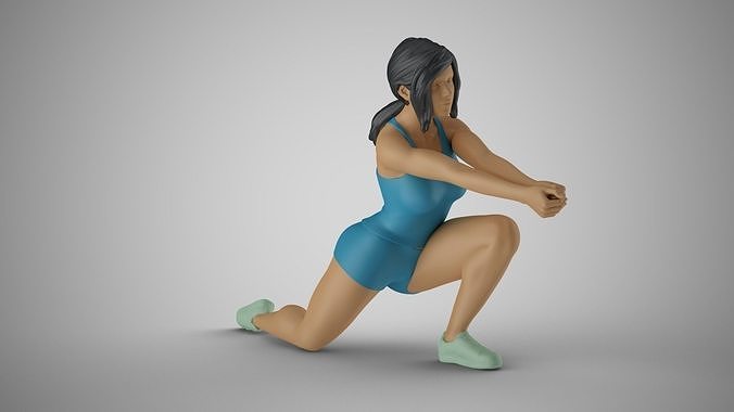 Volleyball Girl 2 3D print model