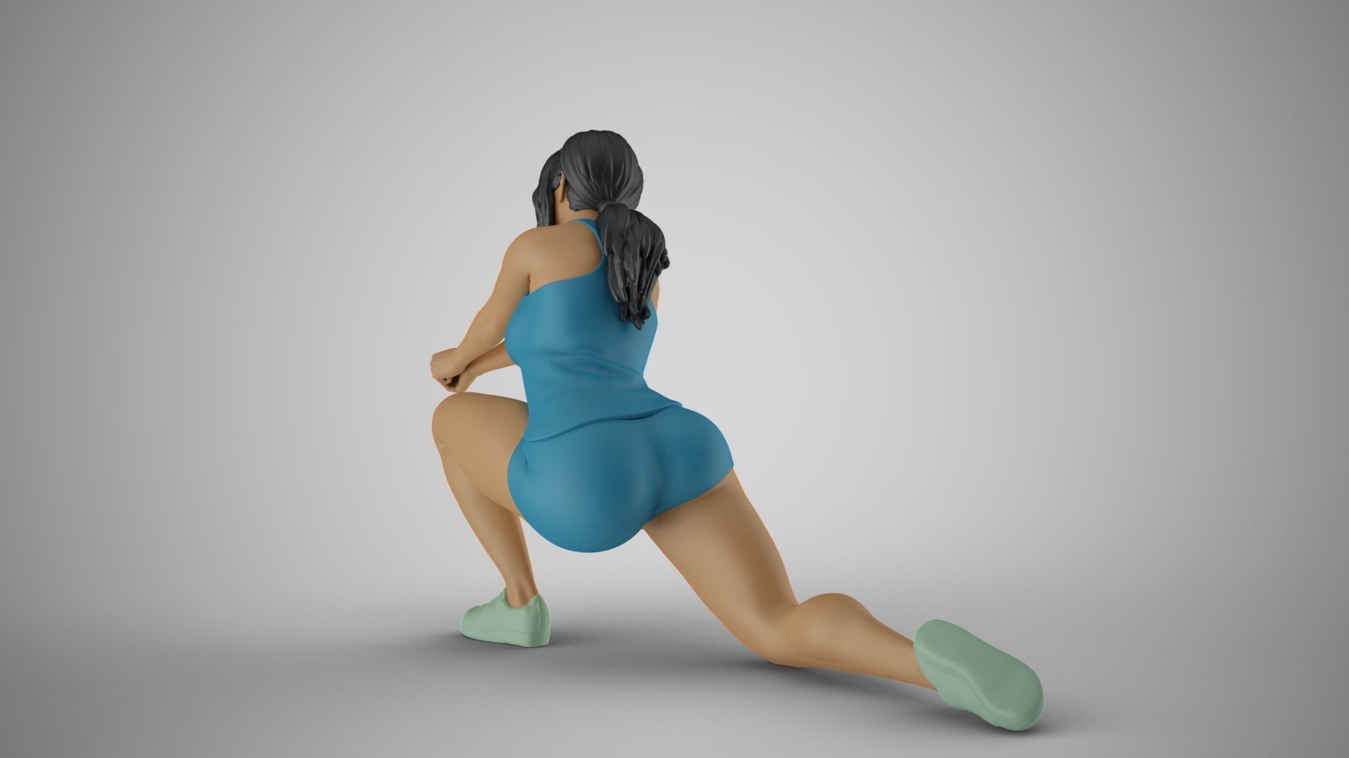 Volleyball Girl 2 3D print model_7