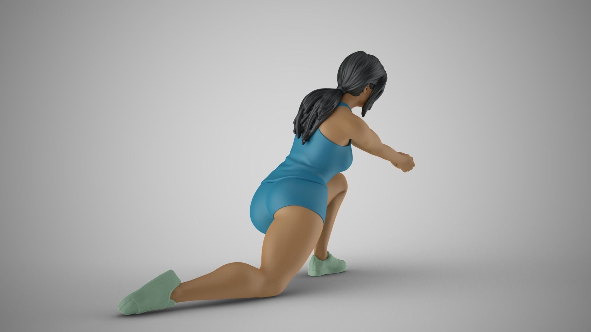 Volleyball Girl 2 3D print model_5