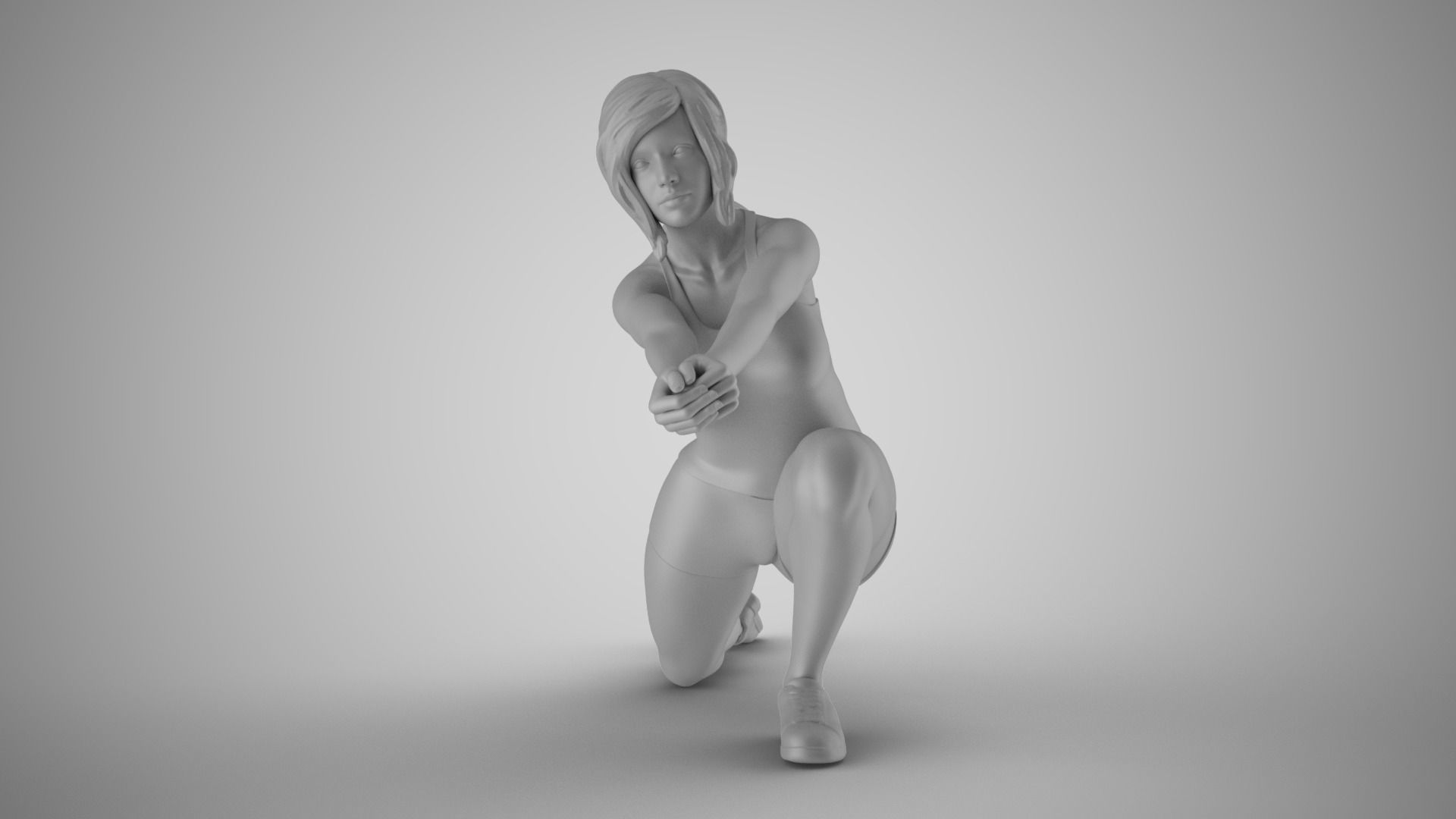 Volleyball Girl 2 3D print model_1