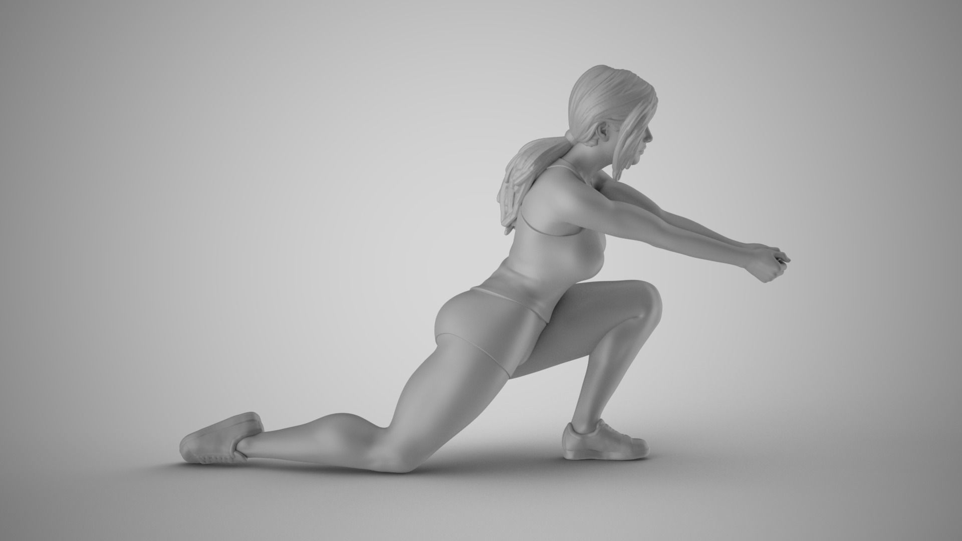 Volleyball Girl 2 3D print model_3