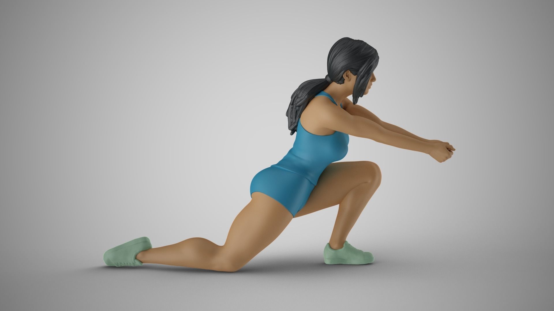 Volleyball Girl 2 3D print model_4