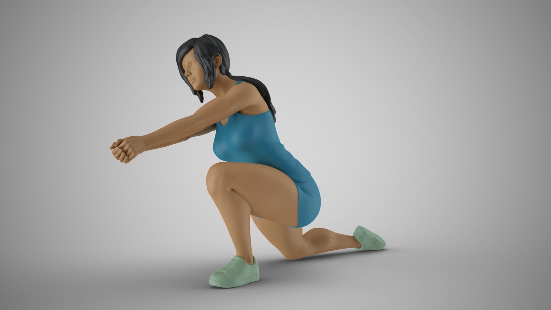 Volleyball Girl 2 3D print model_9