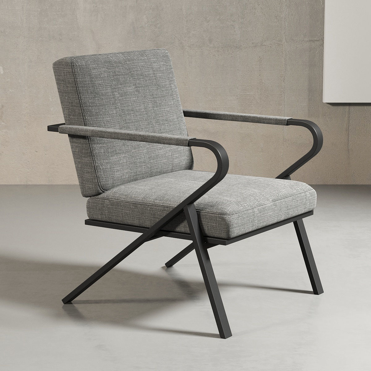 modern sofa 051 3D model_2