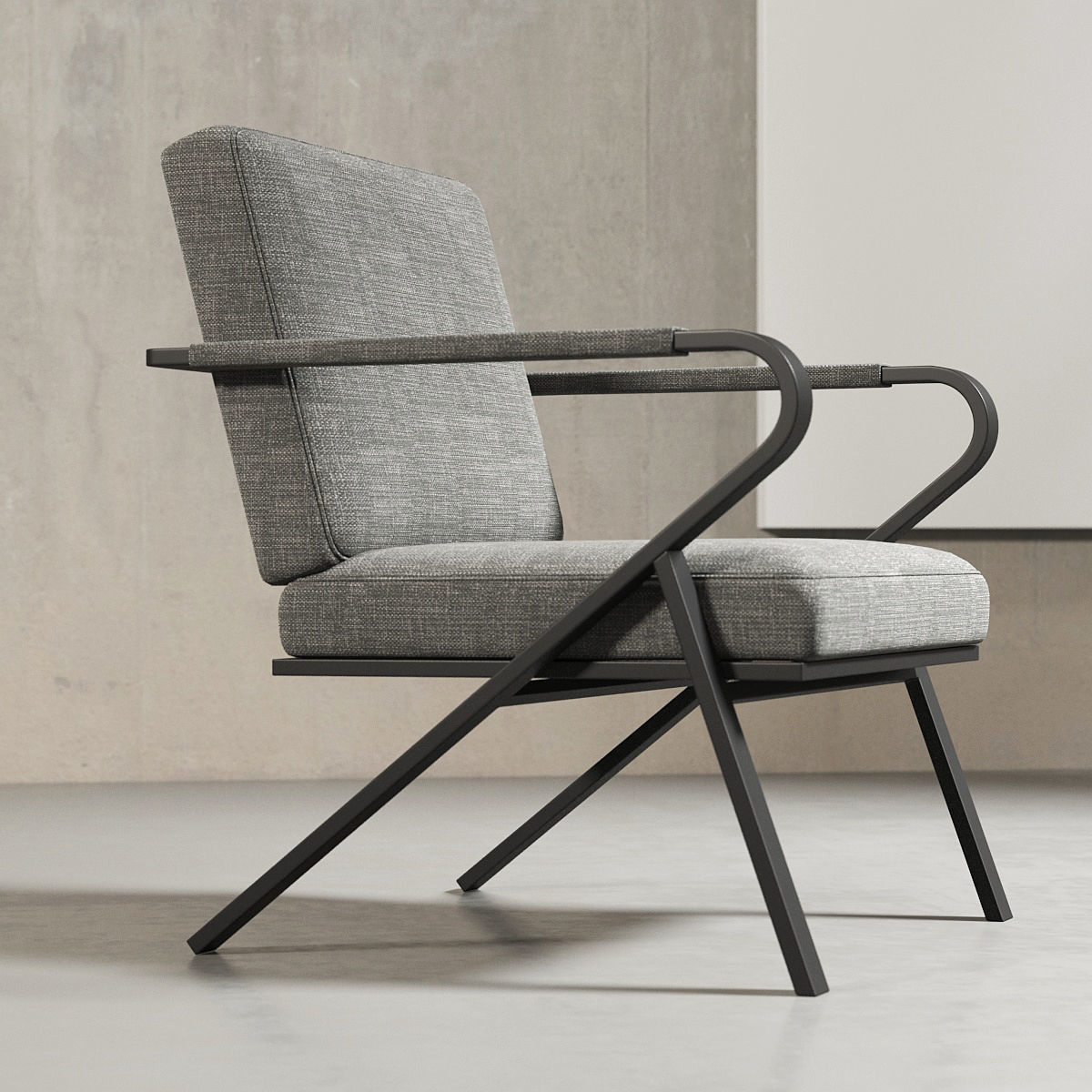 modern sofa 051 3D model_5