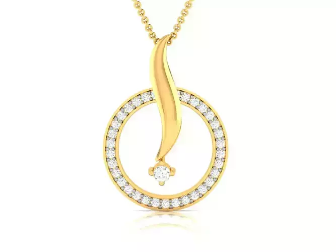 Women pendant 3dm render detail 3D print model