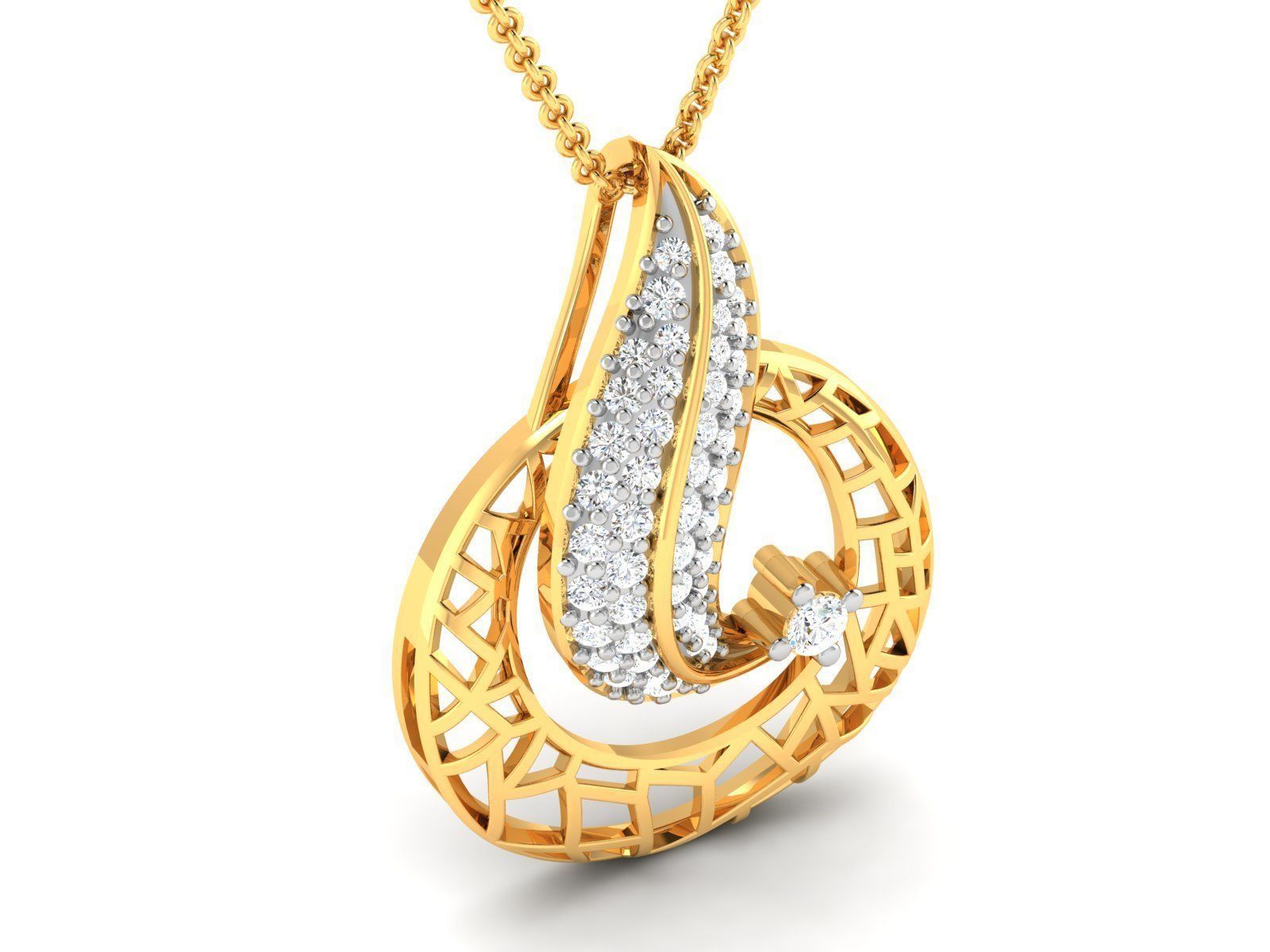 Women pendant 3dm render detail 3D print model 3D print model_2