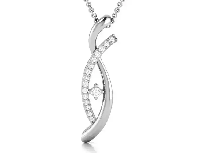 Women pendant 3dm render detail 3D print model