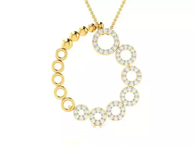 Women pendant 3dm render detail 3D print model