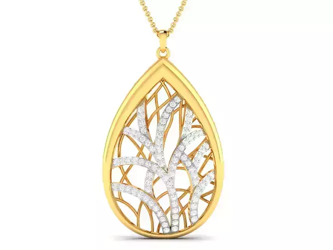 Women pendant 3dm render detail 3D print model