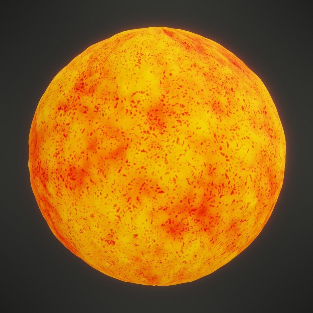Stylized PBR Lava Textures Texture_5