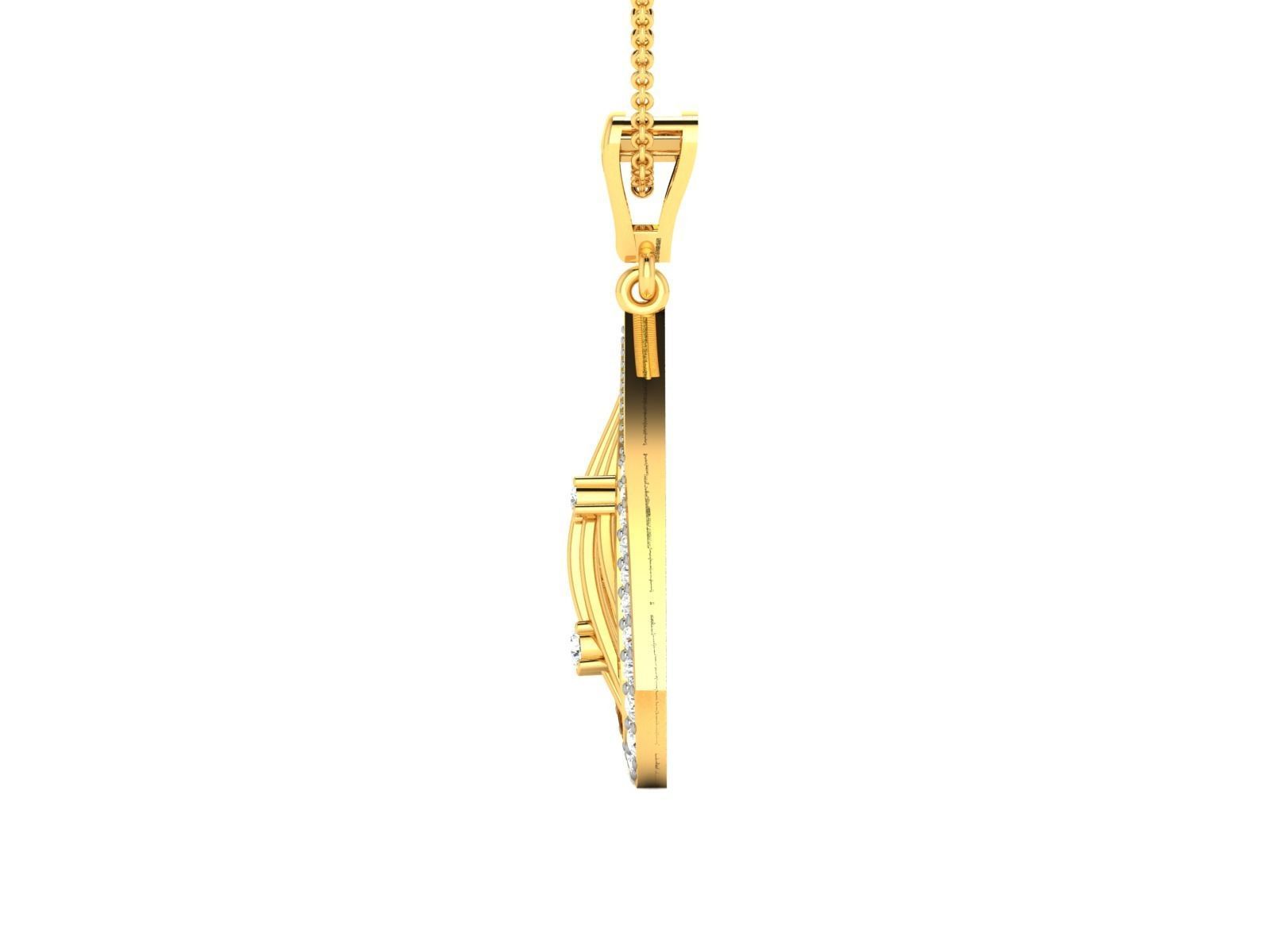 Women pendant 3dm render detail 3D print model 3D print model_5
