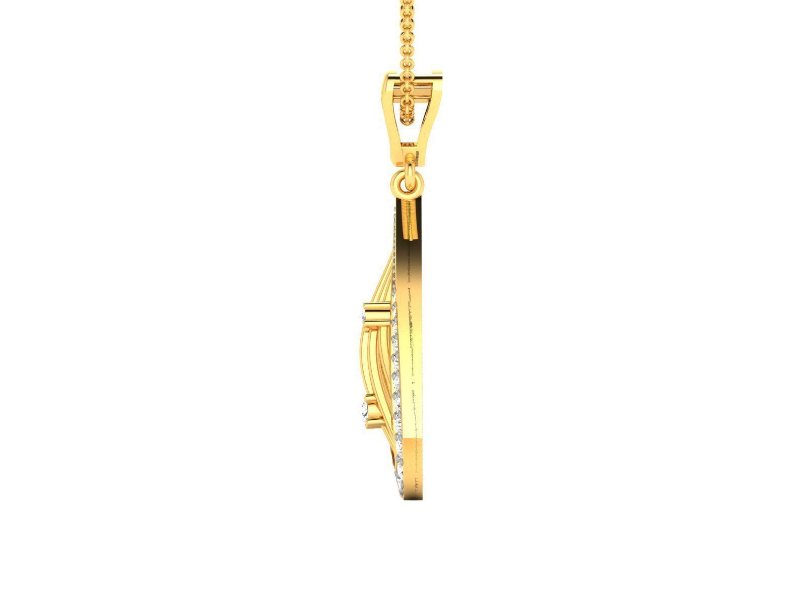 Women pendant 3dm render detail 3D print model 3D print model_4