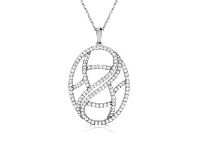 Women pendant 3dm render detail 3D print model