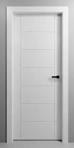 Set of 7 modern painted interior doors 3D model