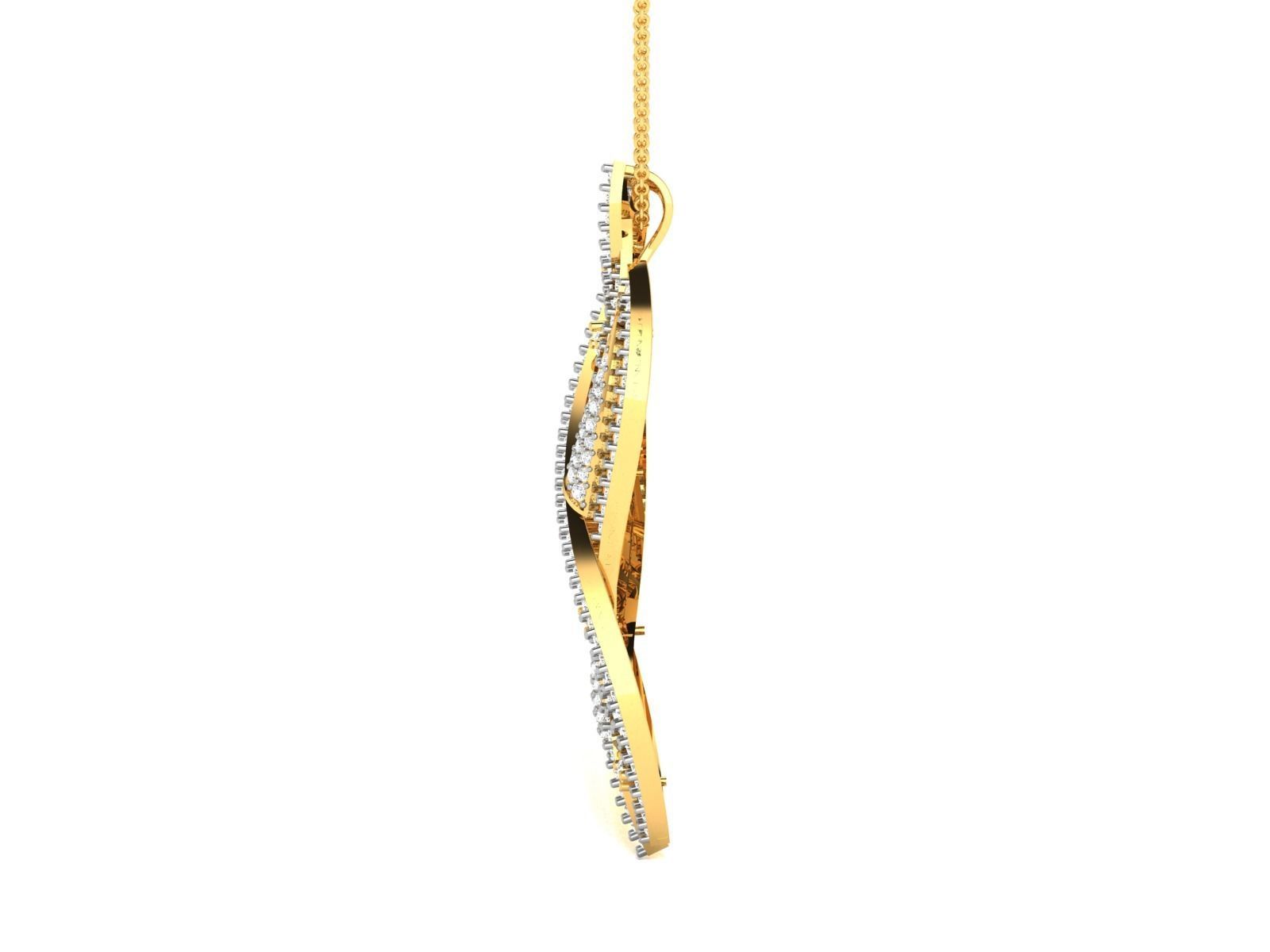 Women pendant 3dm render detail 3D print model 3D print model_5