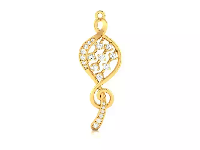 Women pendant 3dm render detail  3D print model
