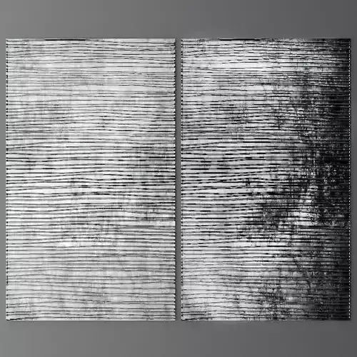 Panel painting 3D model