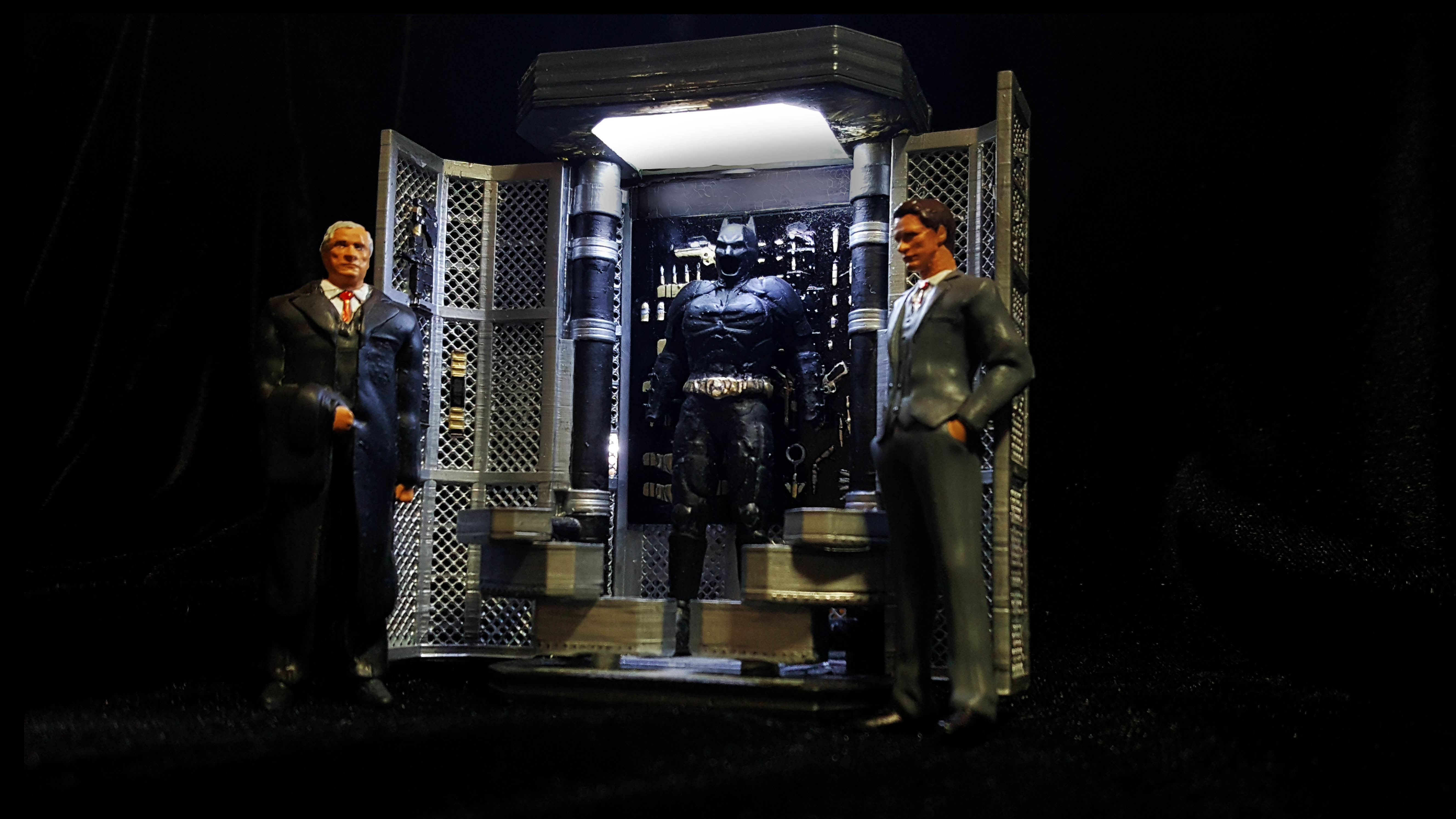 BATMAN ARMORY SET MODEL DARKNIGHT DC STATUE PRINTABLE 3D print model_1